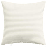 Vidaxl kussensloop 6 pcs heerlen crèmekleurig 35 x 35 cm corduroy