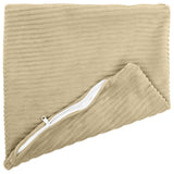 Vidaxl kussensloop 2 st heerlen grijs groen 35 x 35 cm corduroy
