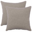 Vidaxl kussensloop 2 pcs heerlen lichtgrijs 35 x 35 cm bouclé