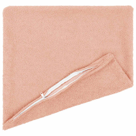 Vidaxl kussensloop 2 pcs heerlen roze 35 x 35 cm bouclé