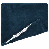 Vidaxl kussensloop 2 pcs heerlen blauw 35 x 35 cm microfiber fleece
