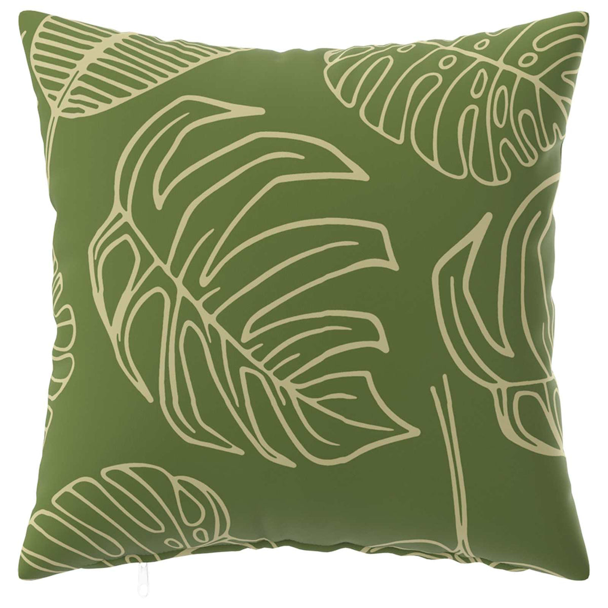 Vidaxl kussensloop 2 pcs heerlen bladontwerp 35 x 35 cm polyester