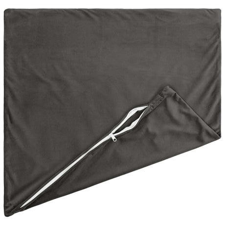 Vidaxl kussensloop 6 pcs heerlen donkergrijs 40 x 40 cm fluweel