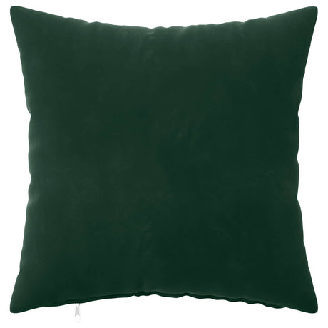 Vidaxl kussensloop 6 pcs heerlen donkergroen 40 x 40 cm fluweel