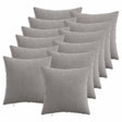 Vidaxl kussensloop 12 pcs heerlen lichtgrijs 40 x 40 cm corduroy