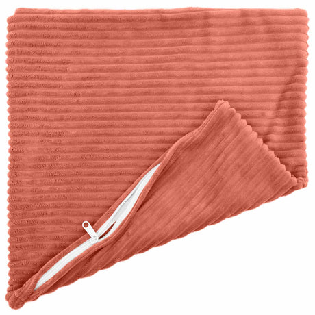 Vidaxl kussensloop 12 pcs heerlen rood-oranje 40 x 40 cm corduroy