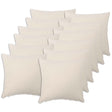 Vidaxl kussensloop 12 pcs heerlen crèmekleurig 40 x 40 cm bouclé