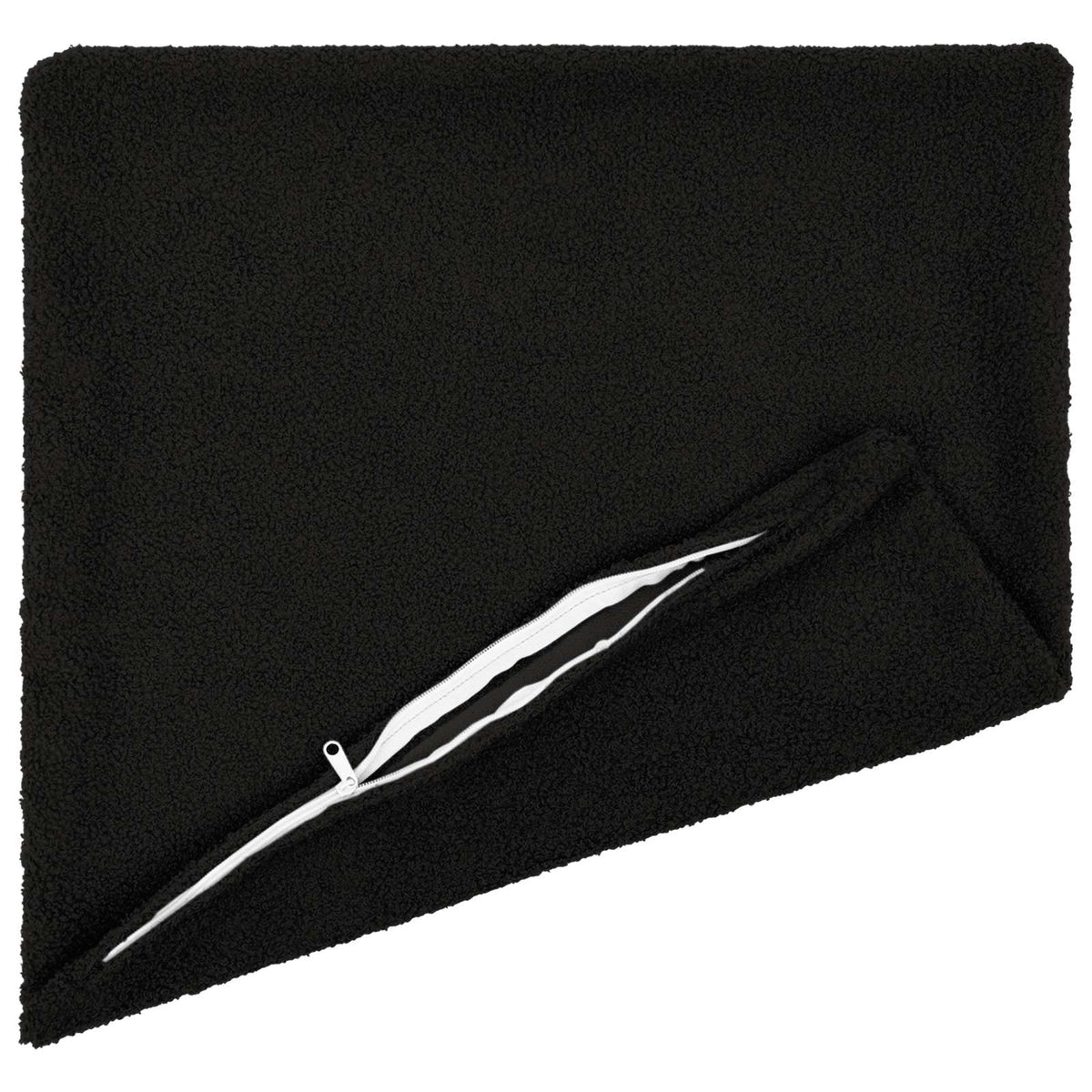 Vidaxl kussensloop 12 pcs heerlen zwart 40 x 40 cm bouclé