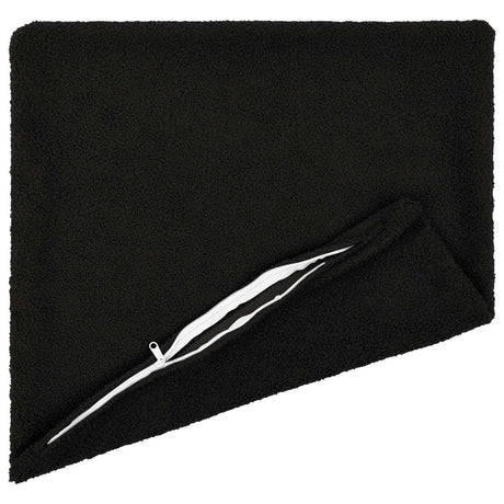Vidaxl kussensloop 12 pcs heerlen zwart 40 x 40 cm bouclé