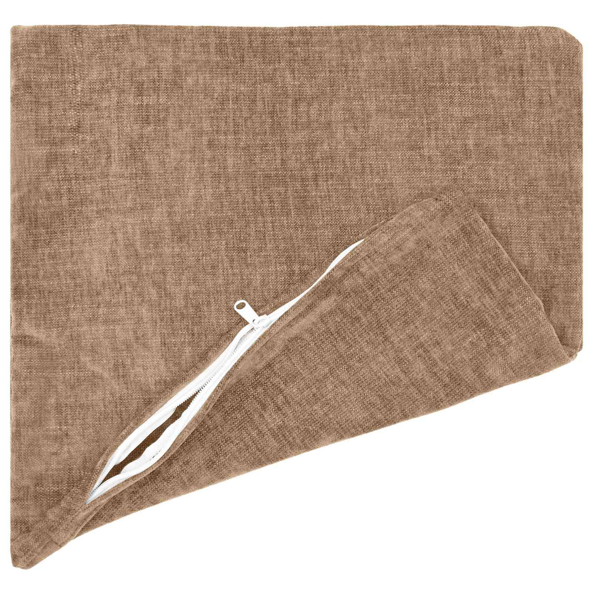 Vidaxl kussensloop 2 st heerlen bruin 40 x 40 cm chenille stof