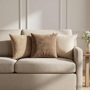 Vidaxl kussensloop 12 st heerlen taupe 40 x 40 cm chenille stof