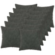 Vidaxl kussensloop 12 pcs heerlen antraciet 40 x 40 cm