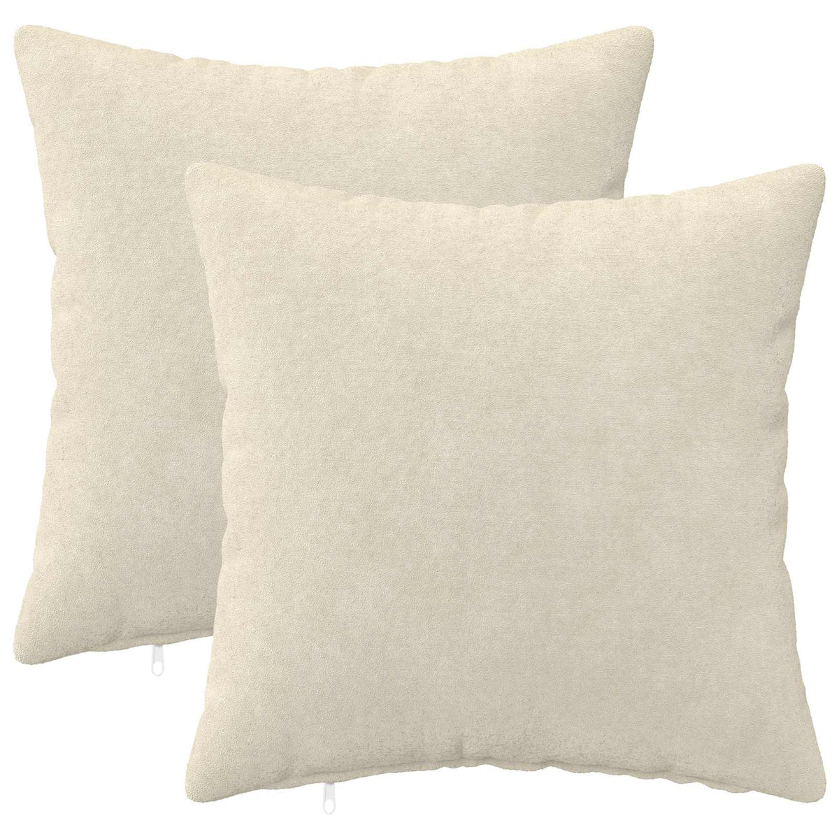 Vidaxl kussensloop 2 pcs heerlen crèmekleurig 40 x 40 cm
