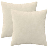 Vidaxl kussensloop 2 pcs heerlen crèmekleurig 40 x 40 cm