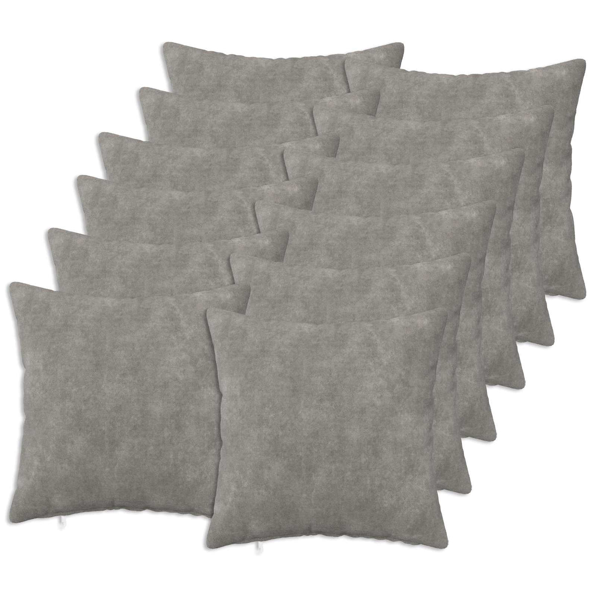 Vidaxl kussensloop 12 pcs heerlen lichtgrijs 40 x 40 cm
