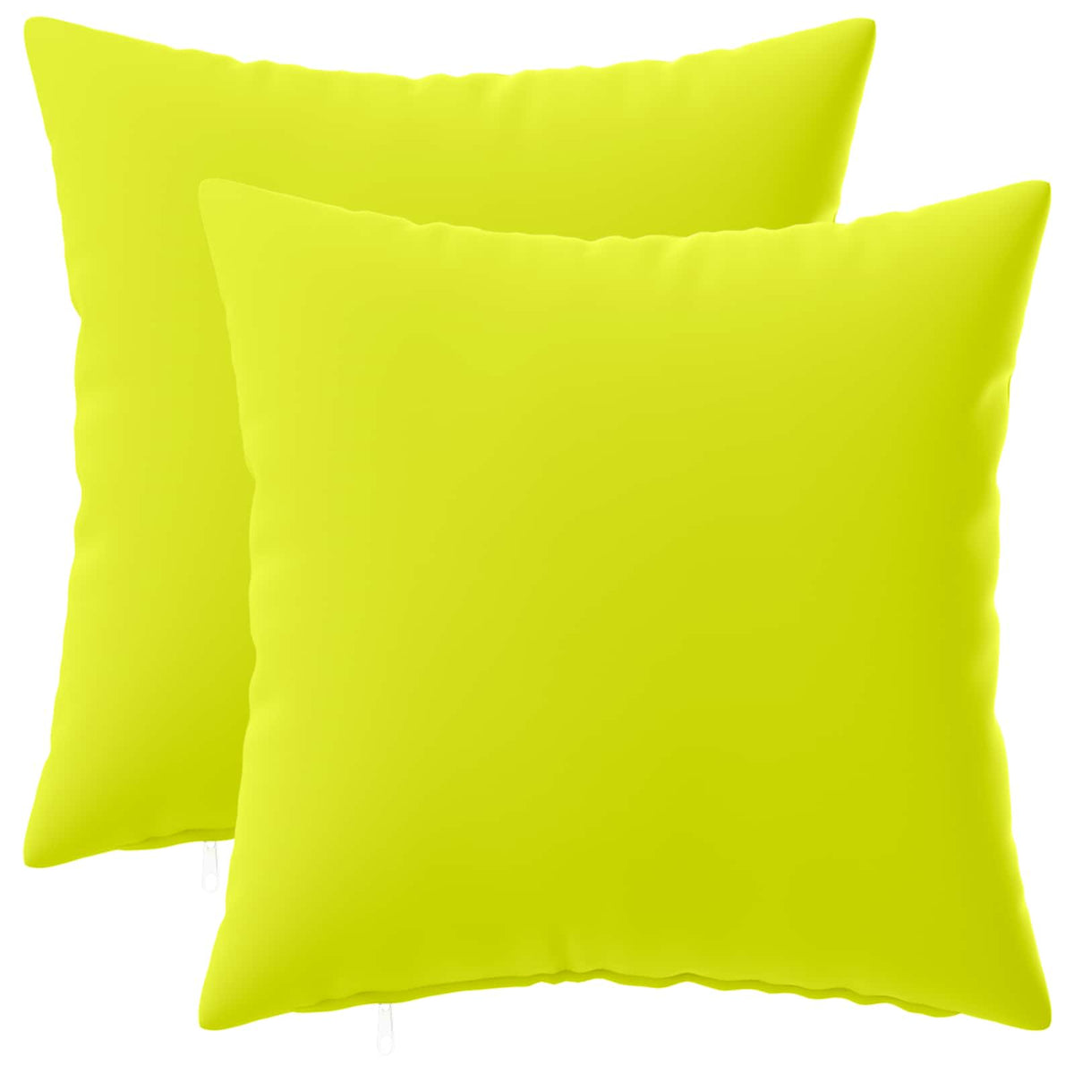 Vidaxl kussensloop 2 pcs heerlen helder groen 40 x 40 cm polyester