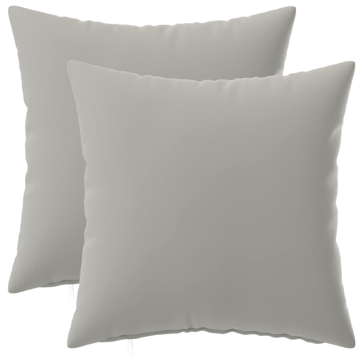 Vidaxl kussensloop 2 pcs heerlen grijs 40 x 40 cm polyester