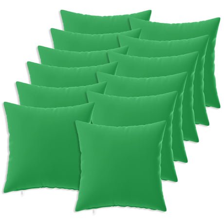 Vidaxl kussensloop 12 pcs heerlen groen 40 x 40 cm polyester