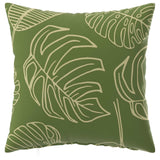 Vidaxl kussensloop 6 pcs heerlen bladontwerp 40 x 40 cm polyester