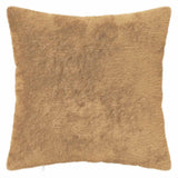 Vidaxl kussensloop 6 st heerlen taupe 40 x 40 cm nep konijnenbont