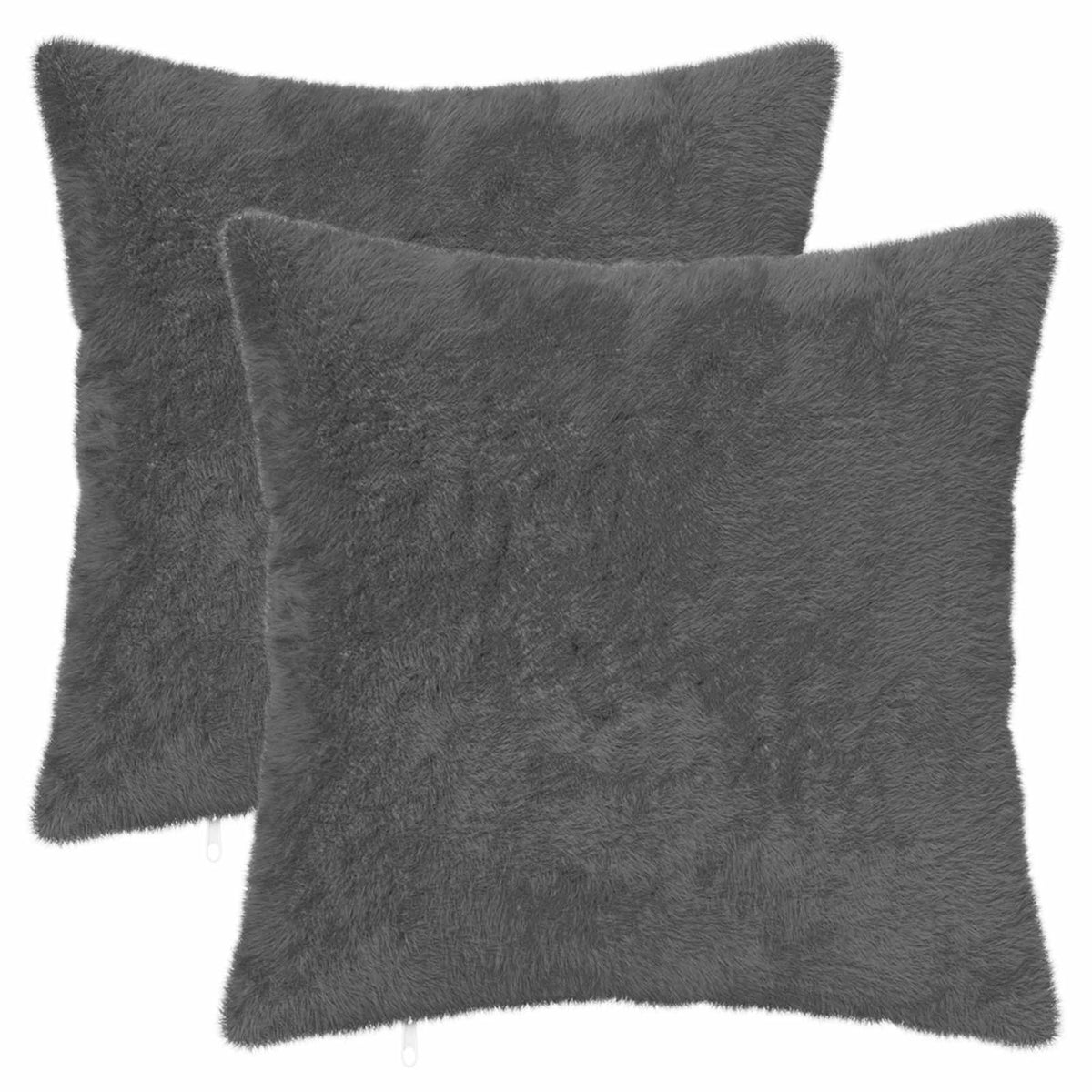 Vidaxl kussensloop 2 st heerlen donkergrijs 40 x 40 cm