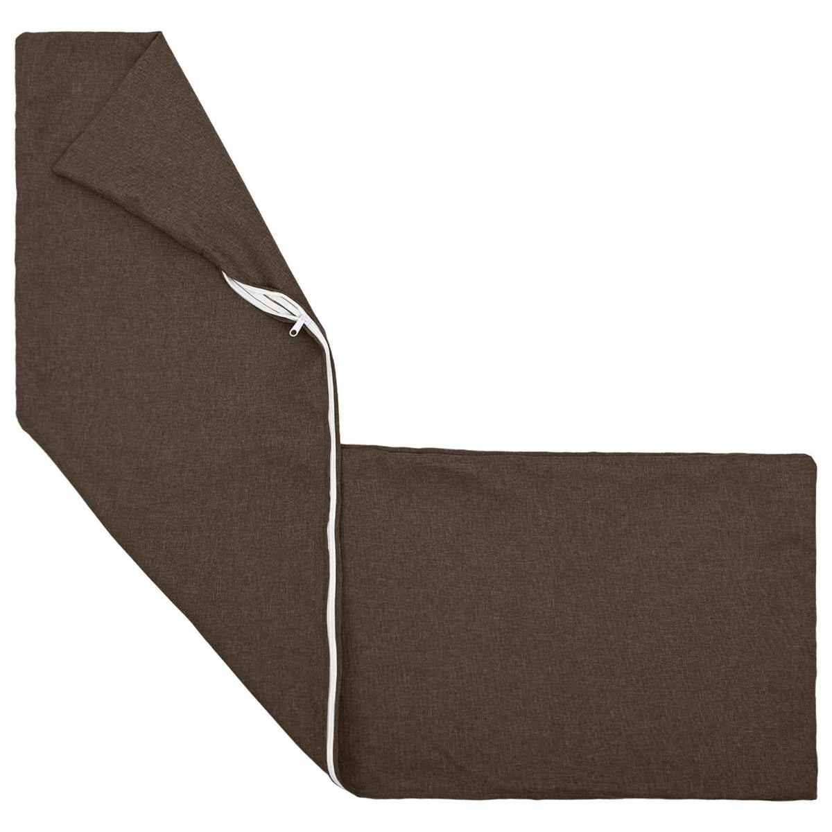 Vidaxl kussensloop 2 st heerlen taupe 40 x 145 cm stof
