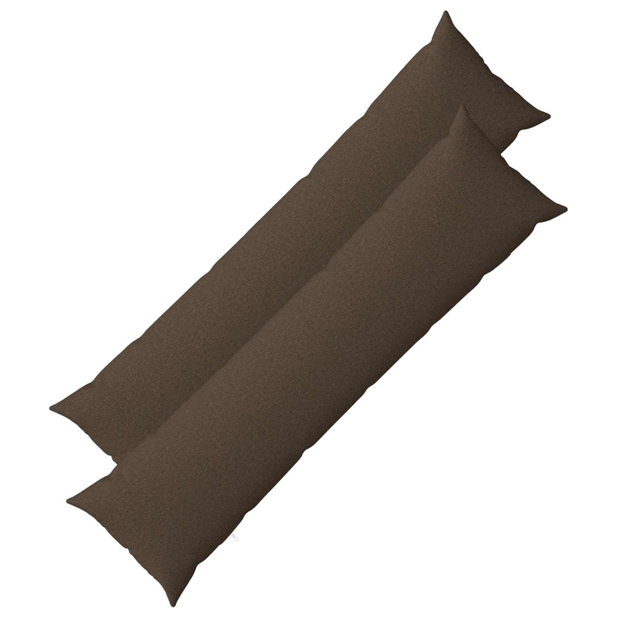 Vidaxl kussensloop 2 st heerlen taupe 40 x 145 cm stof