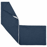 Vidaxl kussensloop heerlen blauw 40 x 145 cm stof