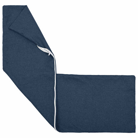 Vidaxl kussensloop heerlen blauw 40 x 145 cm stof