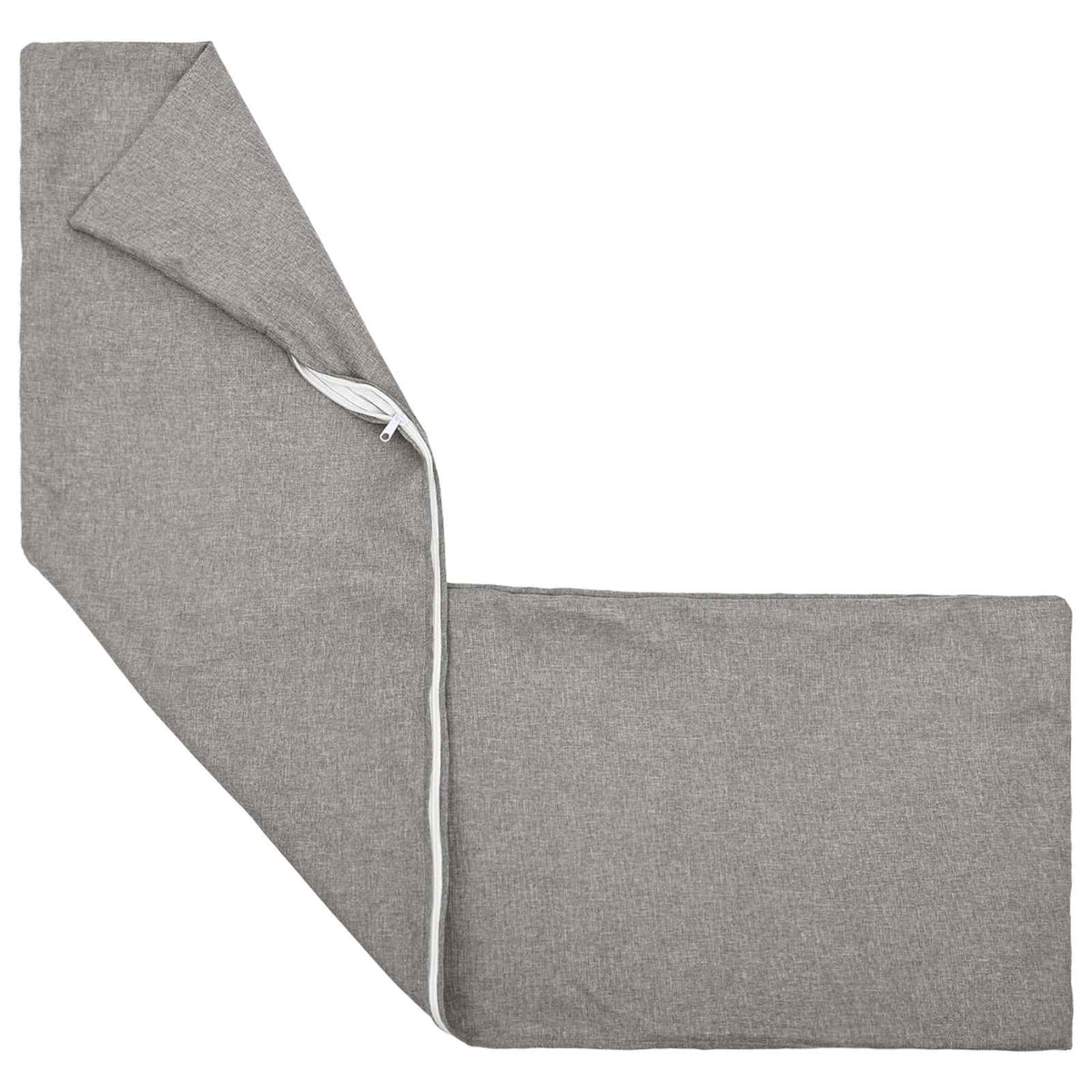 Vidaxl kussensloop heerlen wolkengrijs 40 x 145 cm stof