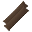 Vidaxl kussensloop 2 st heerlen bruin 40 x 145 cm stof