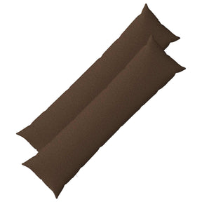 Vidaxl kussensloop 2 st heerlen bruin 40 x 145 cm stof