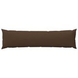 Vidaxl kussensloop 2 st heerlen bruin 40 x 145 cm stof