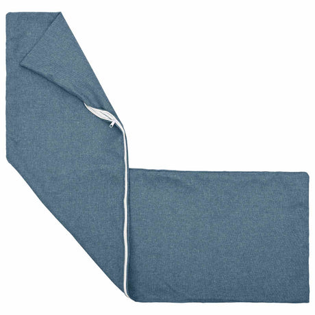 Vidaxl kussensloop 2 st heerlen jeans blauw 40 x 145 cm stof