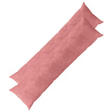 Vidaxl kussensloop 2 pcs heerlen roze 40 x 145 cm fluweel