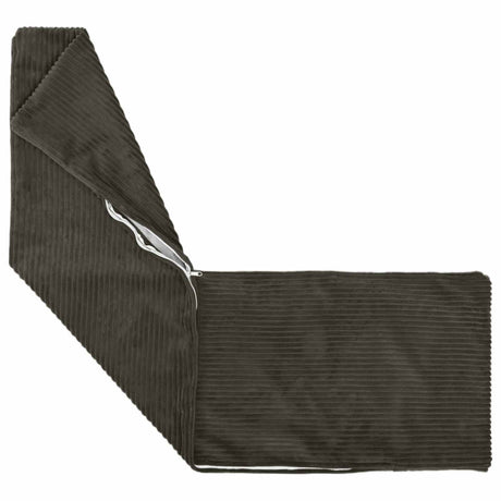 Vidaxl kussensloop heerlen antracietkleurig 40 x 145 cm corduroy