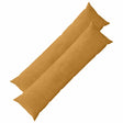 Vidaxl kussensloop 2 pcs heerlen geel 40 x 145 cm corduroy