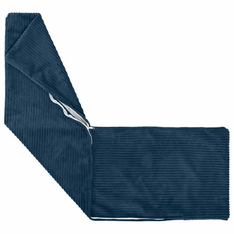 Vidaxl kussensloop 2 pcs heerlen marineblauw 40 x 145 cm corduroy