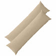 Vidaxl kussensloop 2 pcs heerlen taupe 40 x 145 cm corduroy