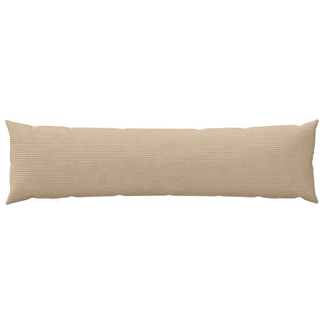 Vidaxl kussensloop 2 pcs heerlen taupe 40 x 145 cm corduroy