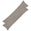 Vidaxl kussensloop 2 pcs heerlen lichtgrijs 40 x 145 cm bouclé