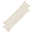 Vidaxl kussensloop 2 pcs heerlen crèmekleurig 40 x 145 cm bouclé