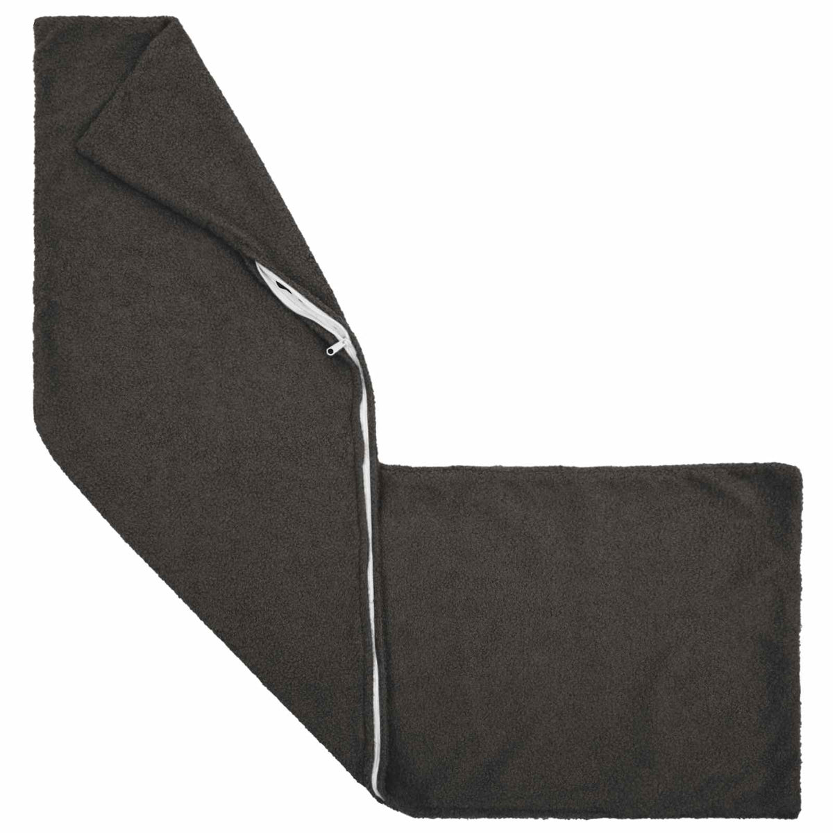 Vidaxl kussensloop 2 pcs heerlen donkergrijs 40 x 145 cm bouclé