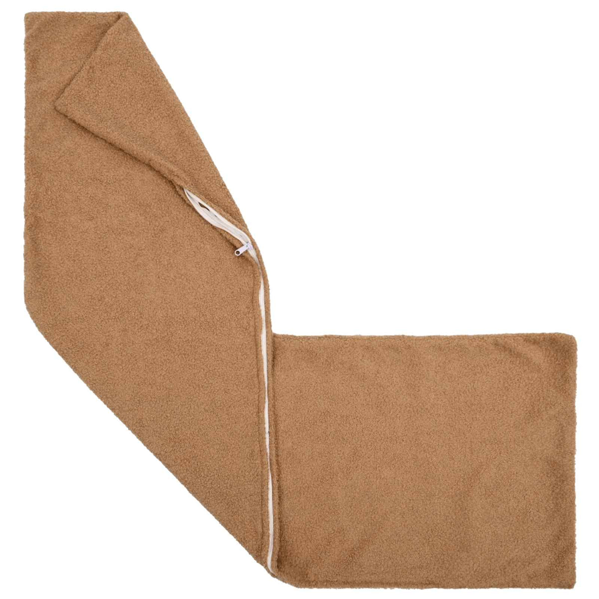 Vidaxl kussensloop 2 pcs heerlen beige 40 x 145 cm bouclé