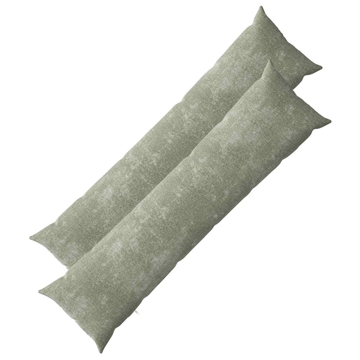 Vidaxl kussensloop 2 st heerlen groen 40 x 145 cm chenille stof