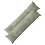Vidaxl kussensloop 2 st heerlen groen 40 x 145 cm chenille stof