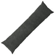 Vidaxl kussensloop heerlen antraciet 40 x 145 cm microfiber fleece