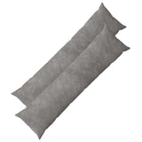 Vidaxl kussensloop 2 pcs heerlen lichtgrijs 40 x 145 cm