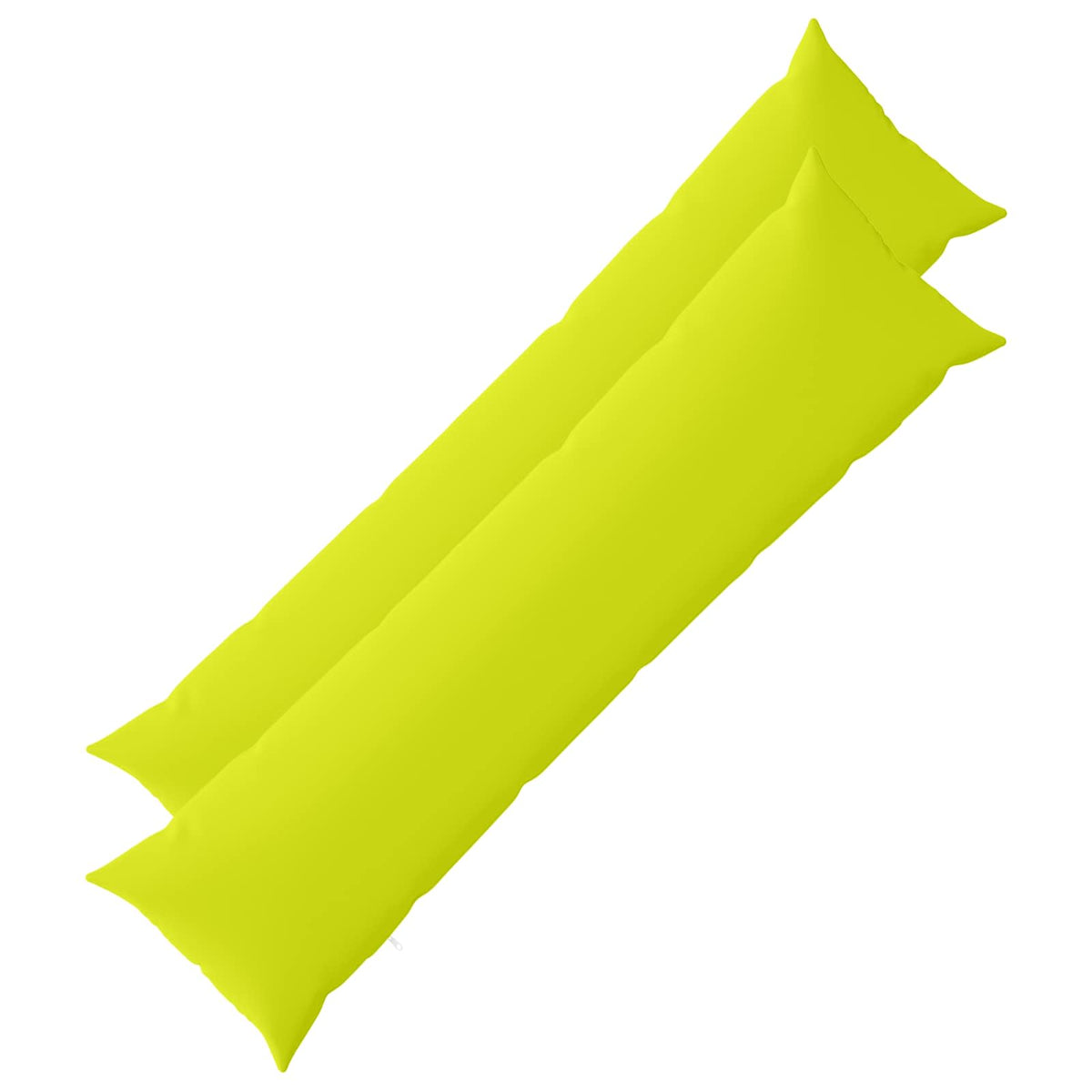 Vidaxl kussensloop 2 pcs heerlen helder groen 40 x 145 cm polyester