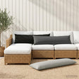 Vidaxl kussensloop heerlen antraciet 40 x 145 cm polyester